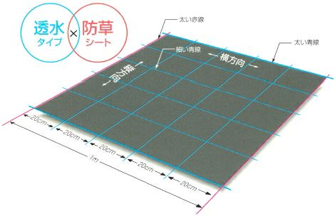 日本ワイドクロス アグリシート SG1515 (防草シート) シルバーグレー 幅75cm×長さ100m | 農家のお店おてんとさん