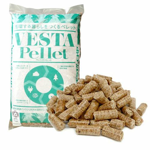 ホワイトペレット 10kg 無垢国産100% VESTA Pellet 日本木質 ホワイトペレット 10kg 無垢国産100% VESTA Pellet 日本木質