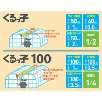 誠和 ハウス巻上げ換気装置 くるっ子50 谷換気・サイド換気・内