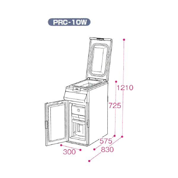 エムケー精工 - 美品 精米機付き保冷米びつ PRCD 10kg 玄米収納量10kg エムケー精工 保冷米びつ｜HRC10S-R｜[通販]ケーズデンキ