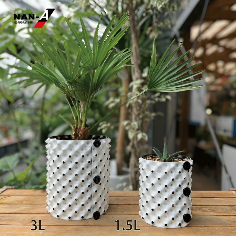 ルートプラスポットミニ ホワイト 1.5L GS-AP120MINI WH 果樹 観葉植物