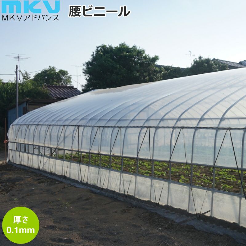 MKV 農ビ ENGEI 腰ビニール (側面ビニール) 2.5×8間 0.1mm×150cm×38m