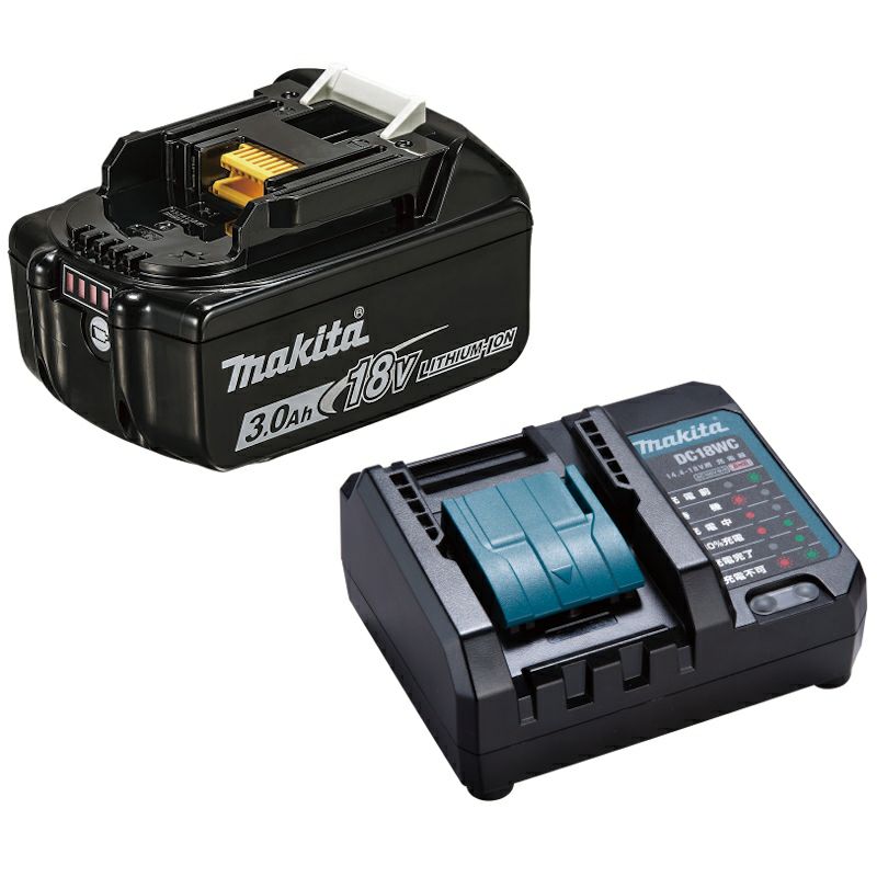 Makita マキタ 充電式 草刈機 MUR189DWF 樹脂刃3枚 バッテリー・充電器